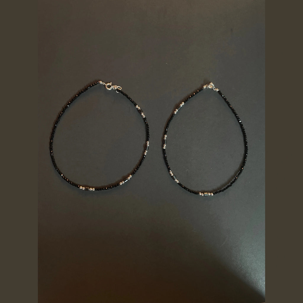 Midnight Macro Crysta Anklet