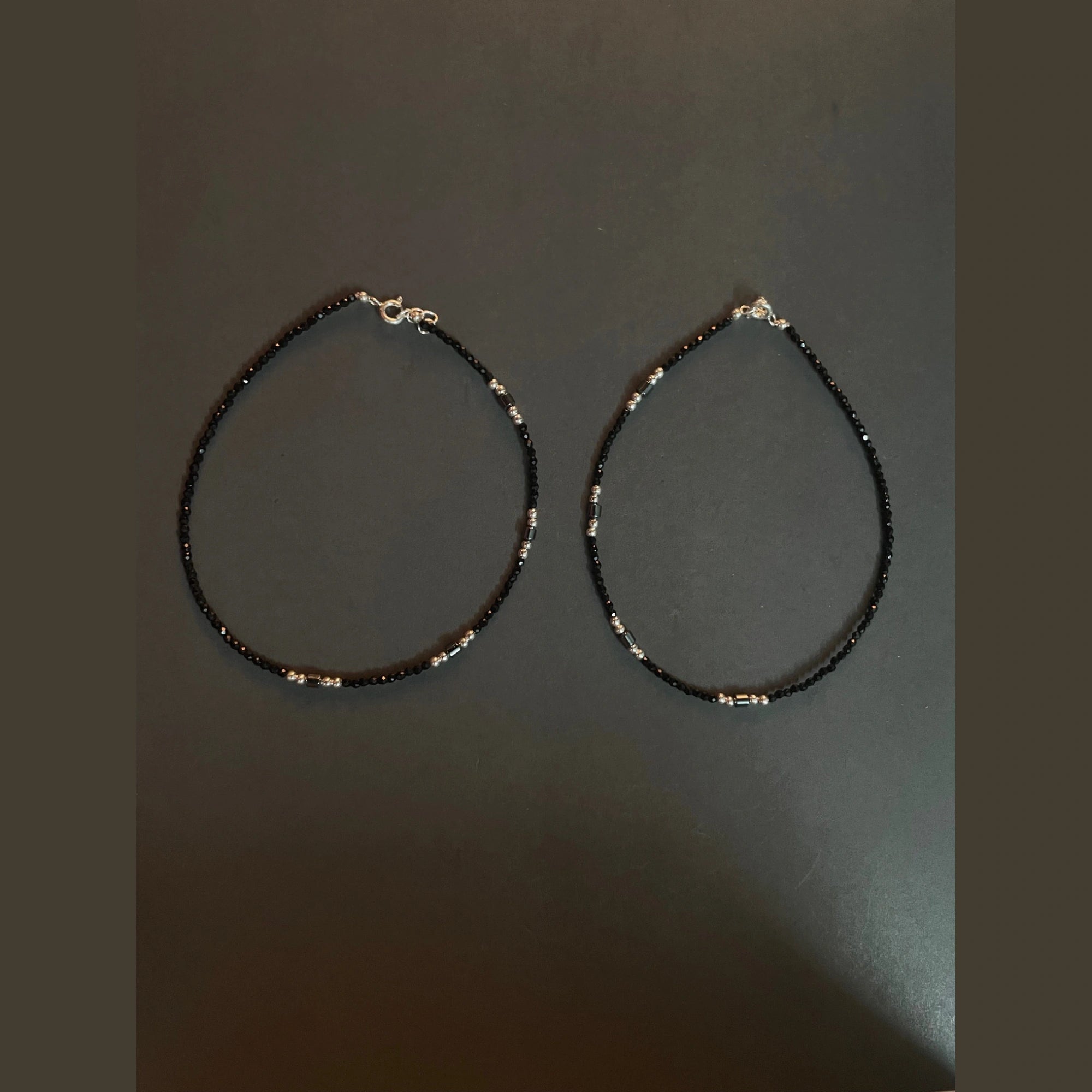 Midnight Macro Crysta Anklet
