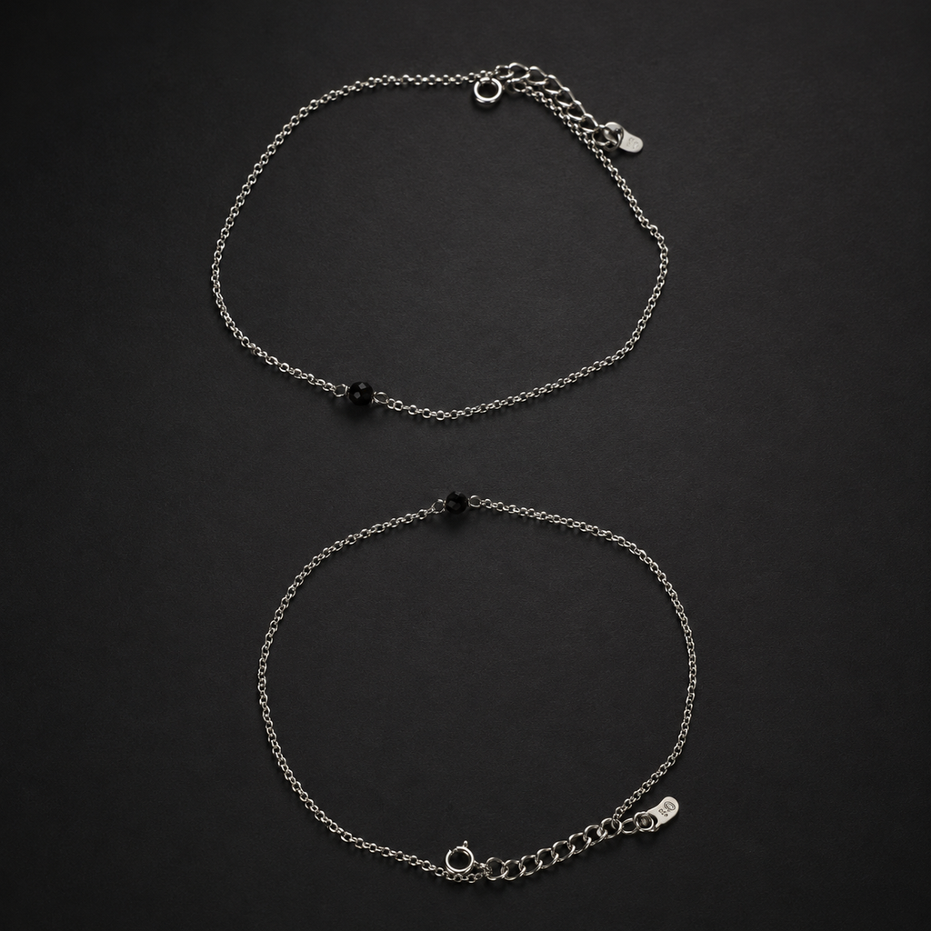 Noir Dot Anklet