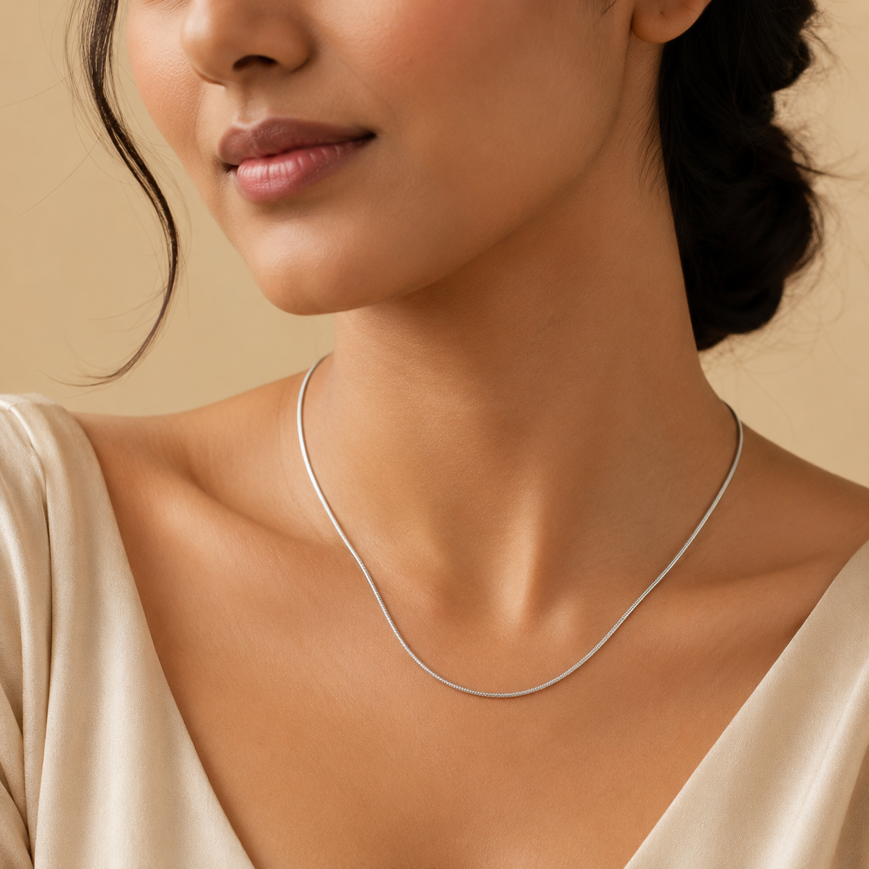 Silver Silk Chain