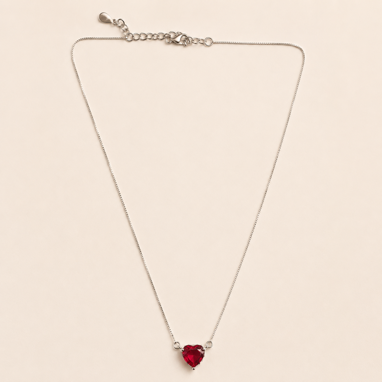 mahArha Crimson Heart Necklace