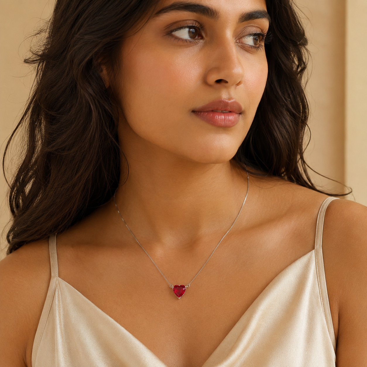 Crimson Heart Necklace
