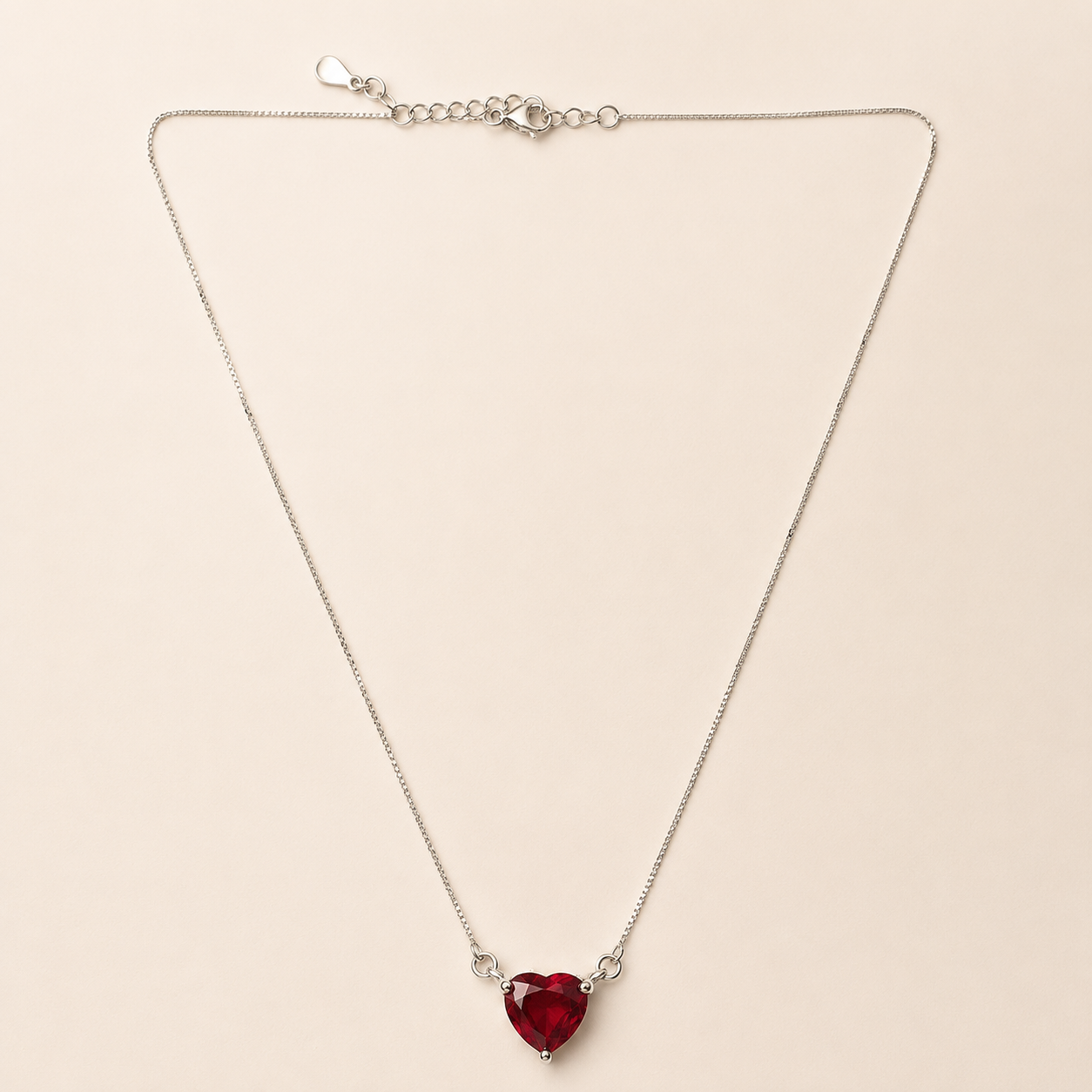 Crimson Heart Necklace