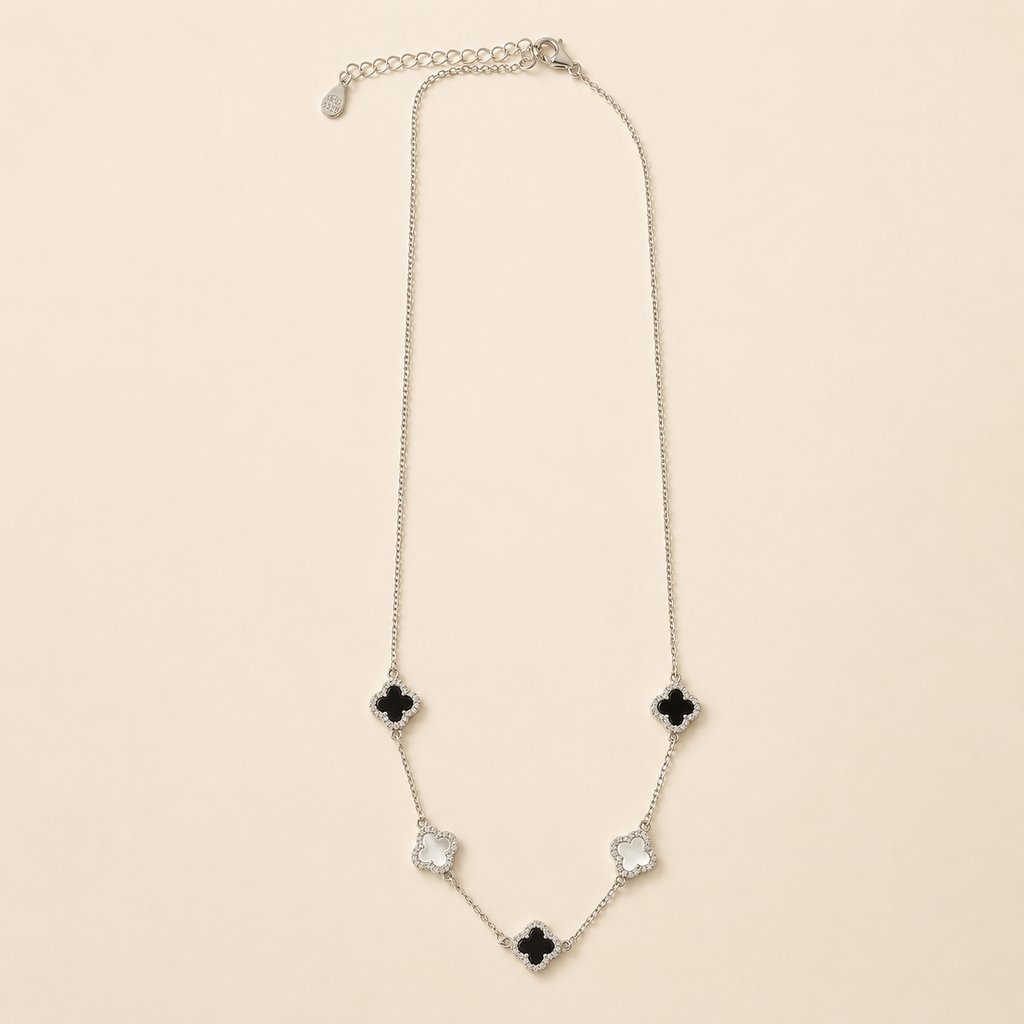 mahArha Midnight Clover Necklace