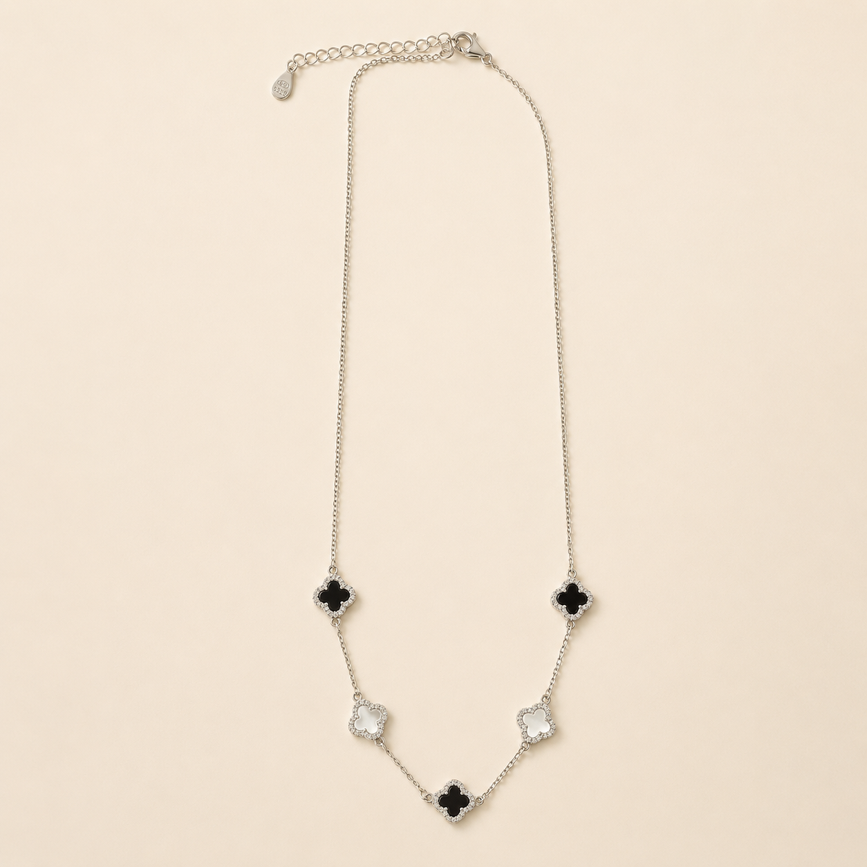 mahArha Midnight Clover Necklace