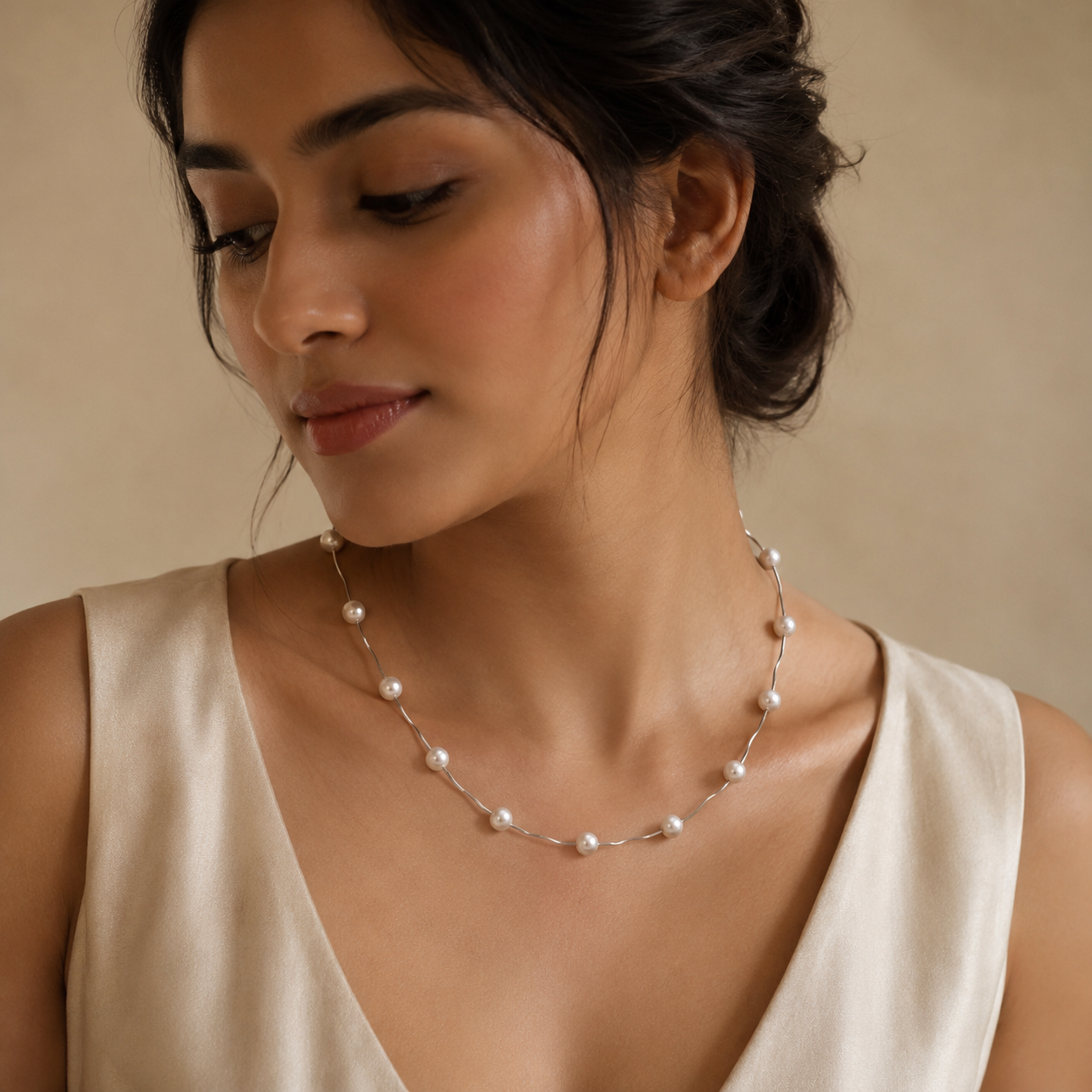 Pearl Drift Necklace