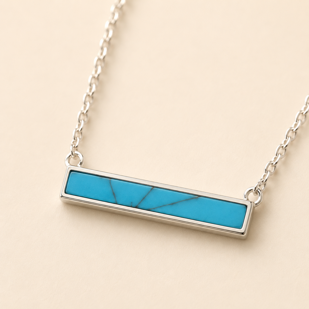 Azure Line Necklace