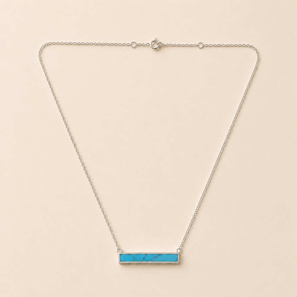 Azure Line Necklace