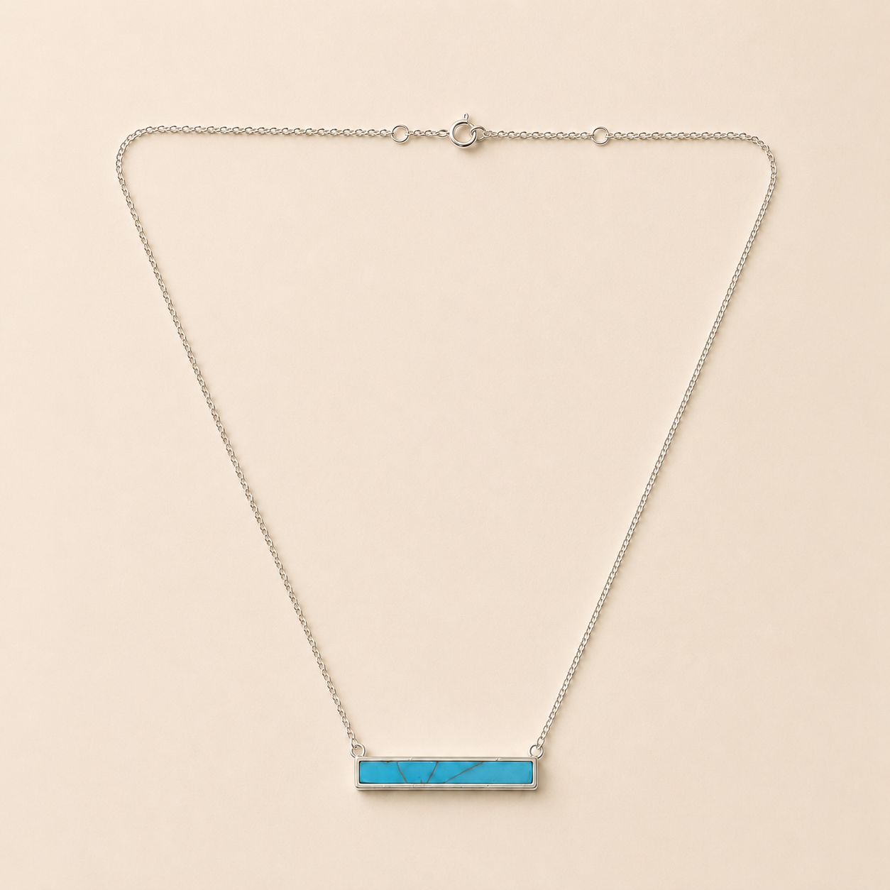 Azure Line Necklace