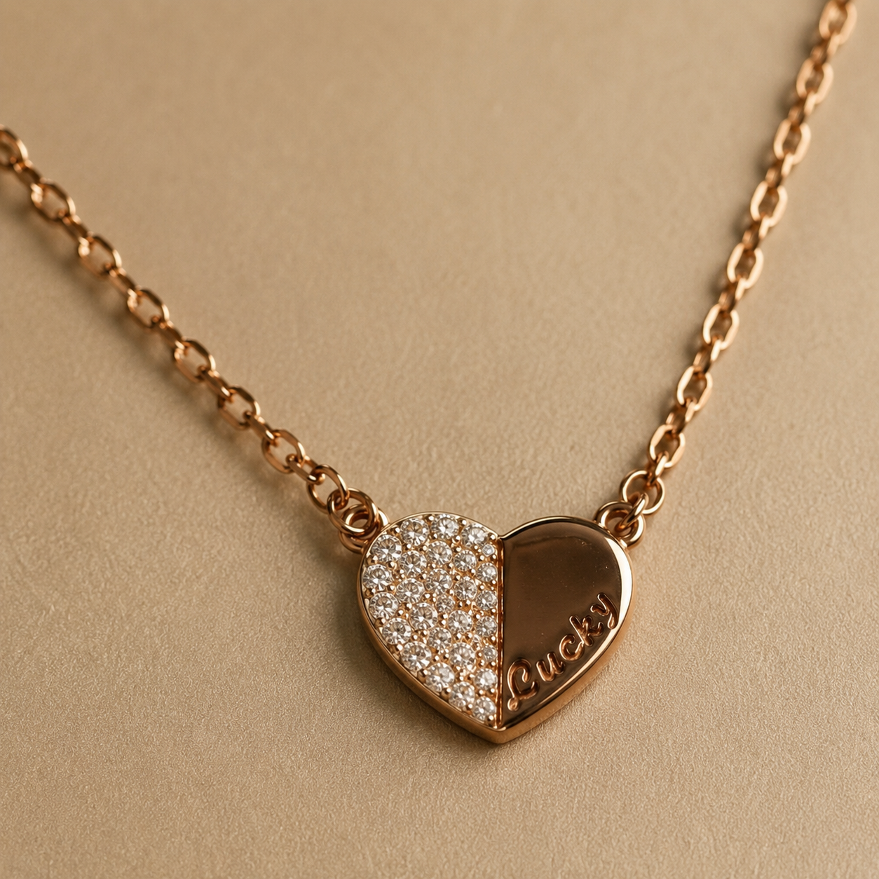 Lucky Glow Heart Necklace