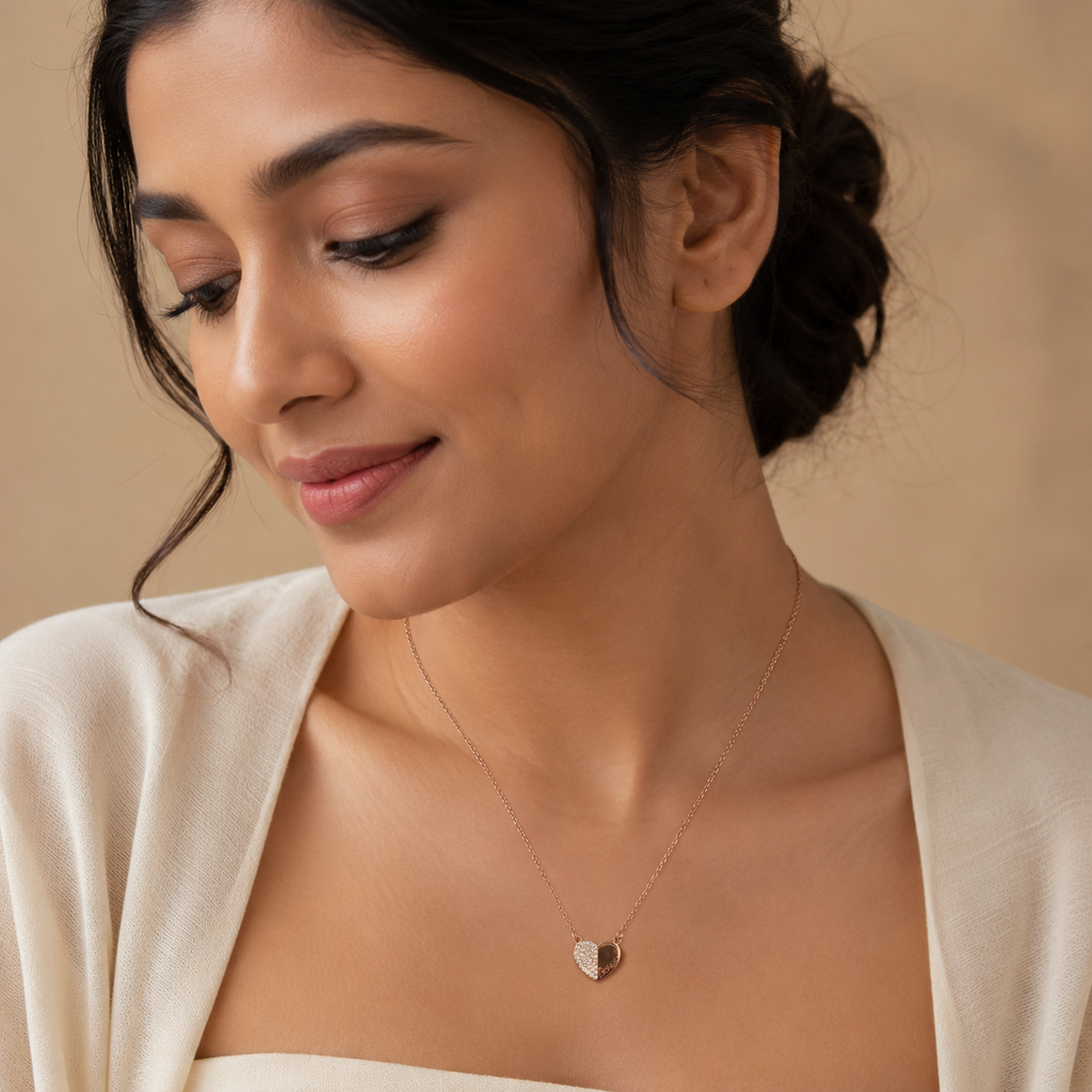 Lucky Glow Heart Necklace
