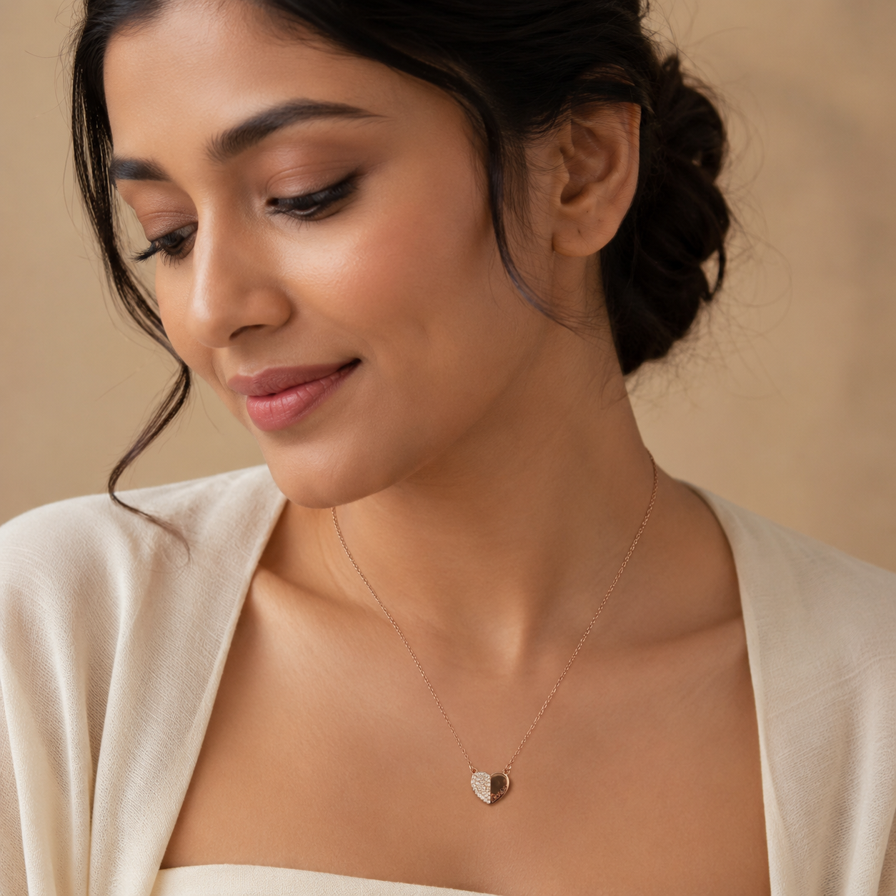 Lucky Glow Heart Necklace