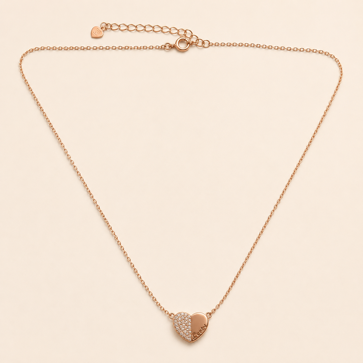 Lucky Glow Heart Necklace