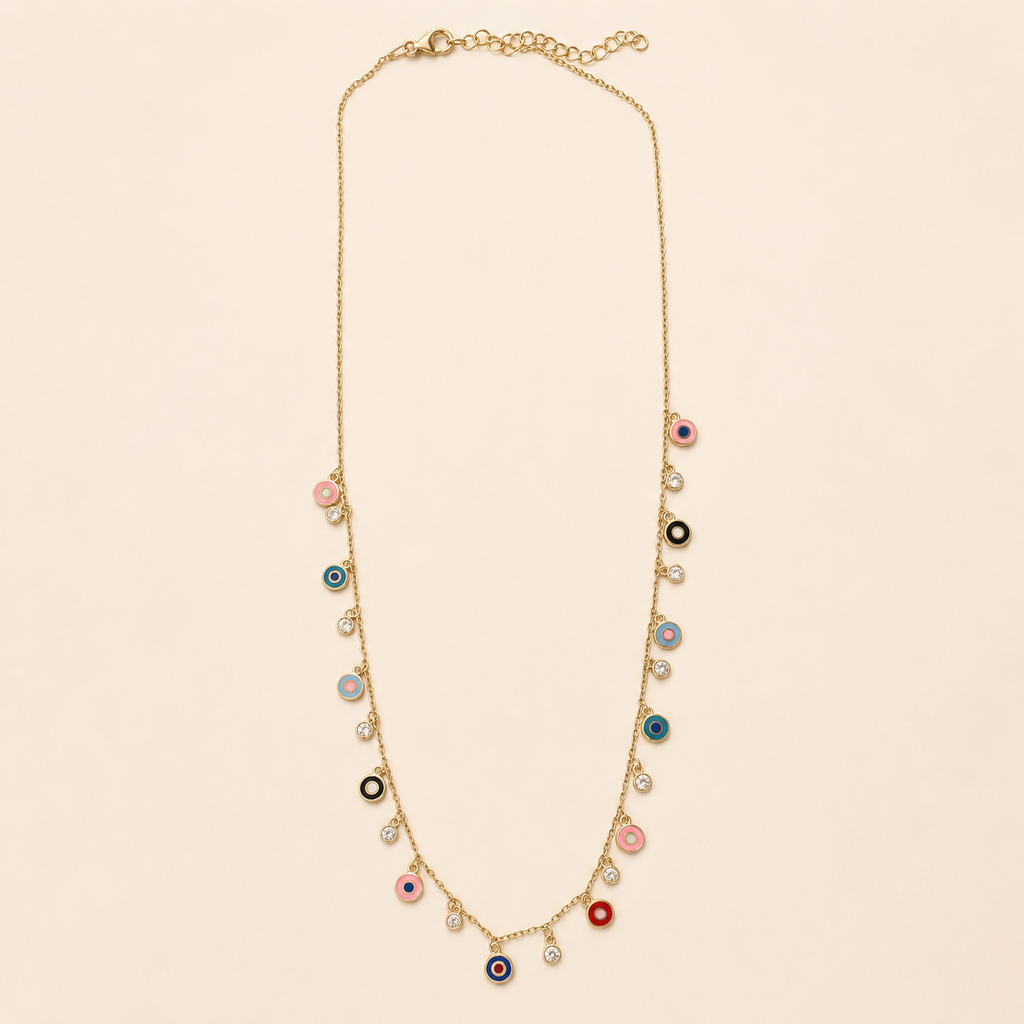 mahArha Charm Cascade Necklace