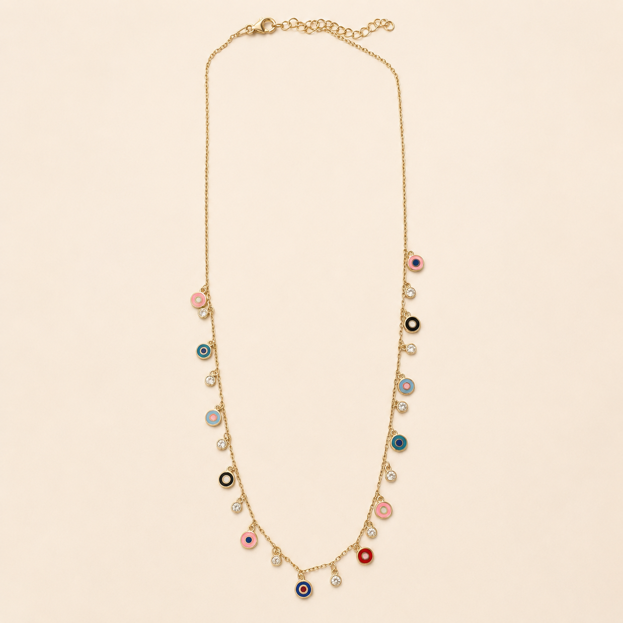 mahArha Charm Cascade Necklace