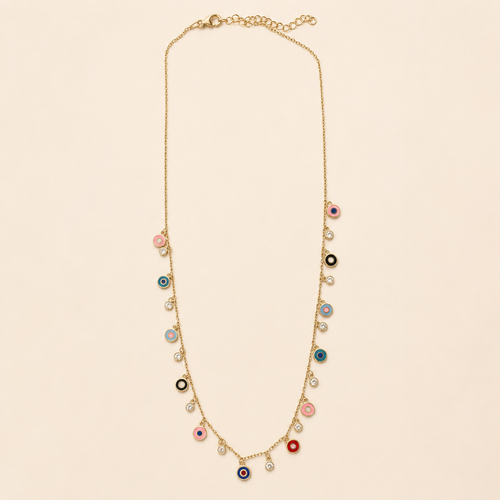 mahArha Charm Cascade Necklace