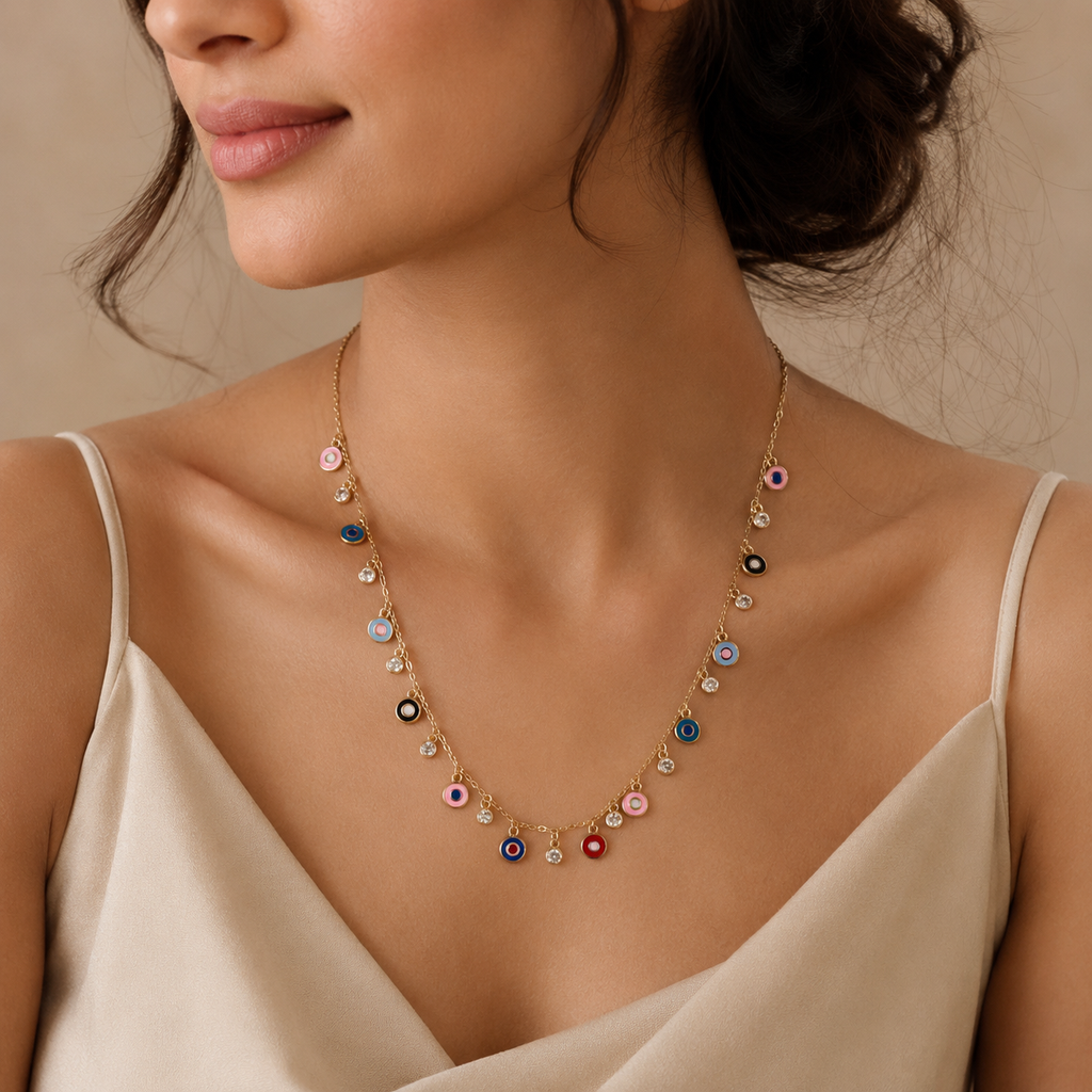 Charm Cascade Necklace