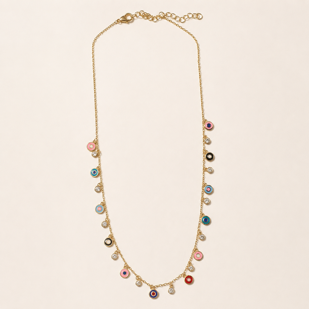 Charm Cascade Necklace