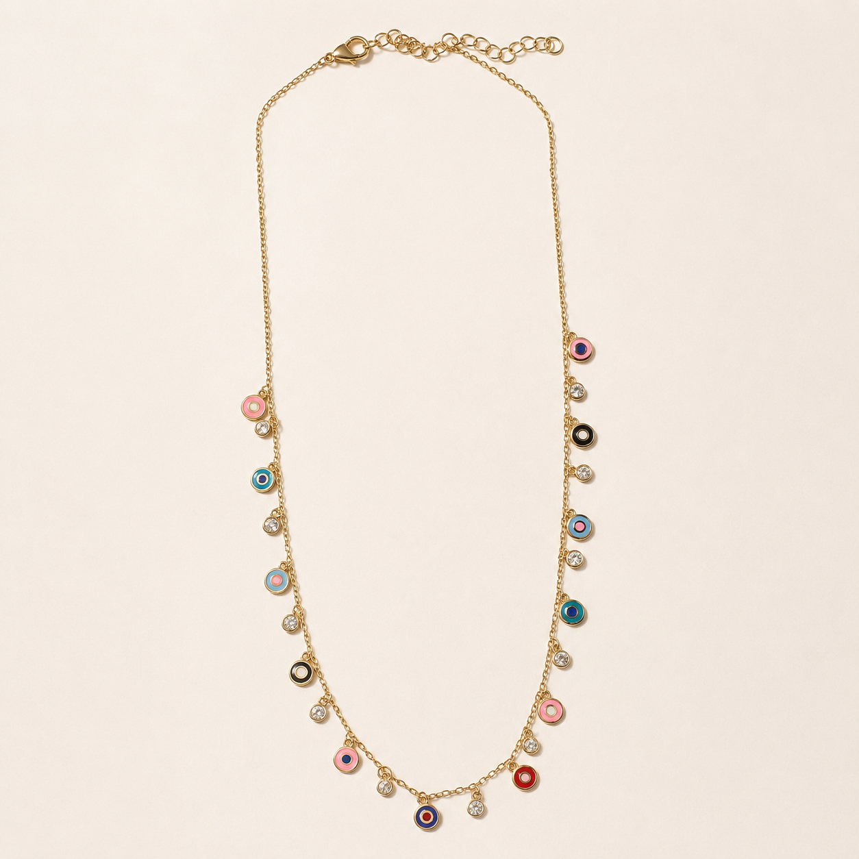 Charm Cascade Necklace