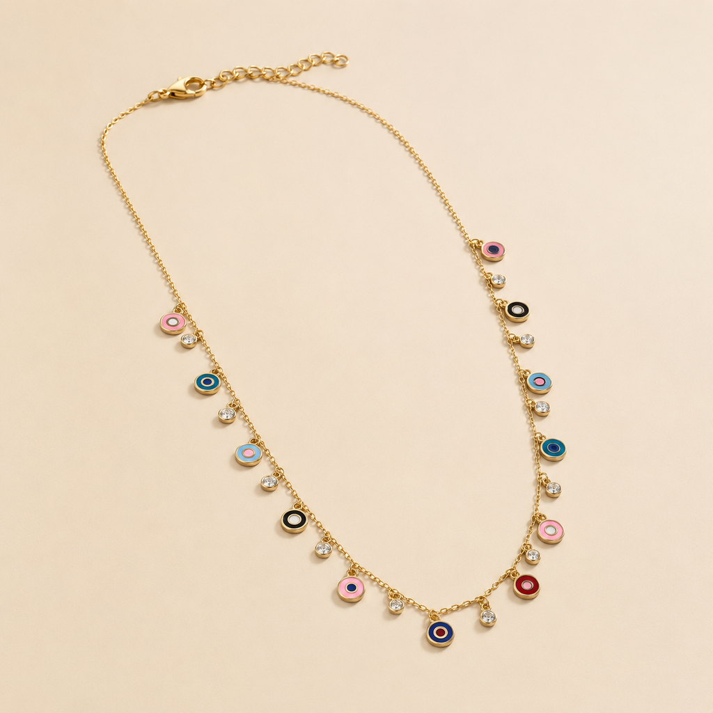 Charm Cascade Necklace