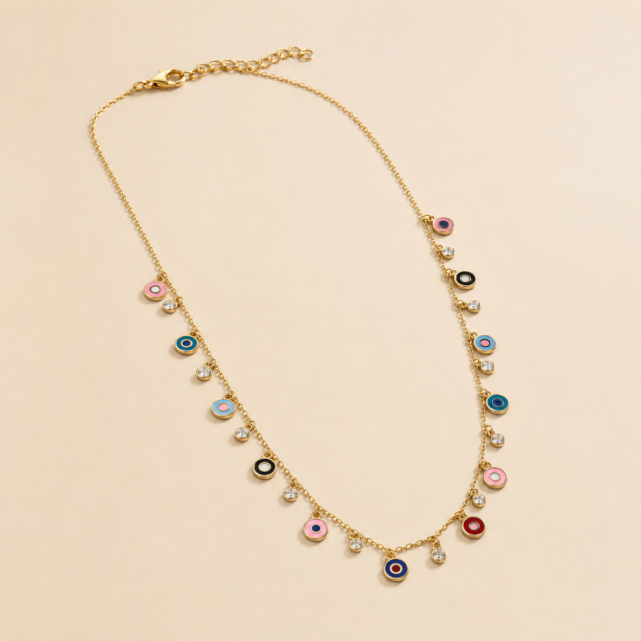 Charm Cascade Necklace
