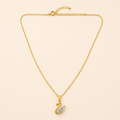 mahArha Crystal Swan Necklace