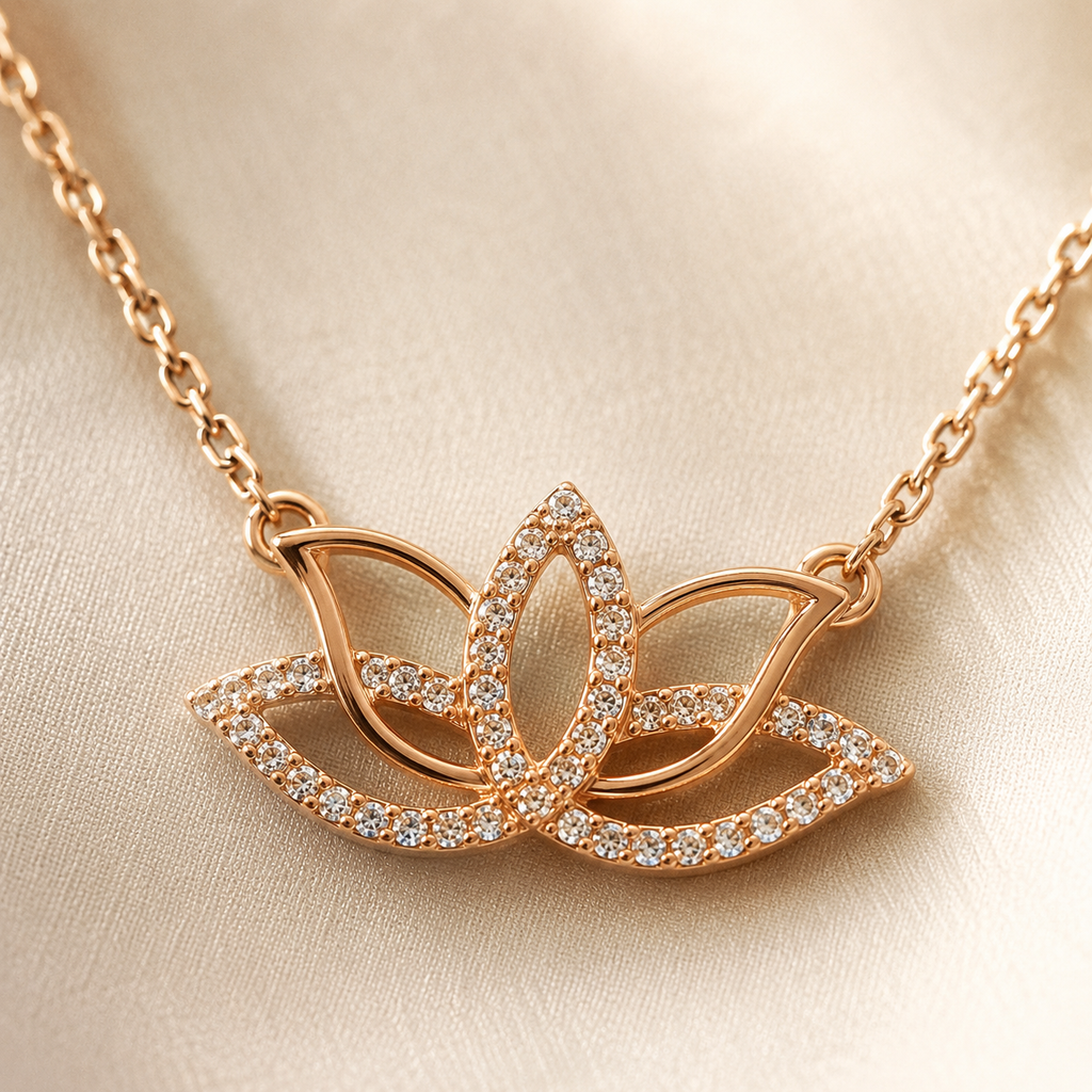 Aurelia Lotus Necklace
