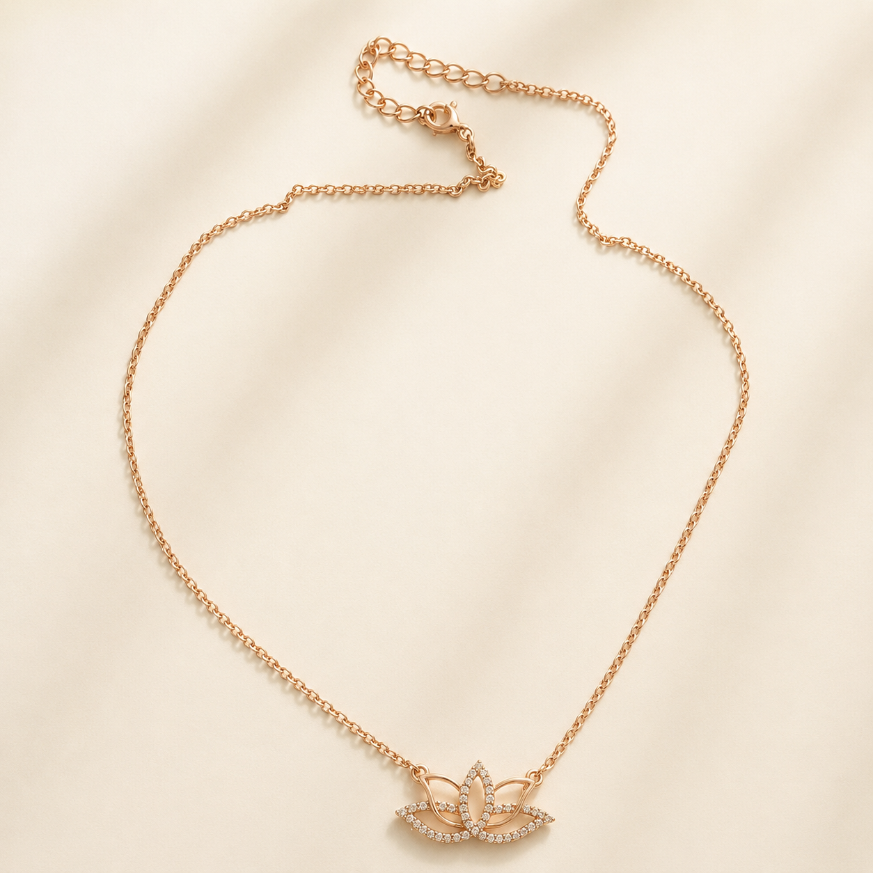Aurelia Lotus Necklace