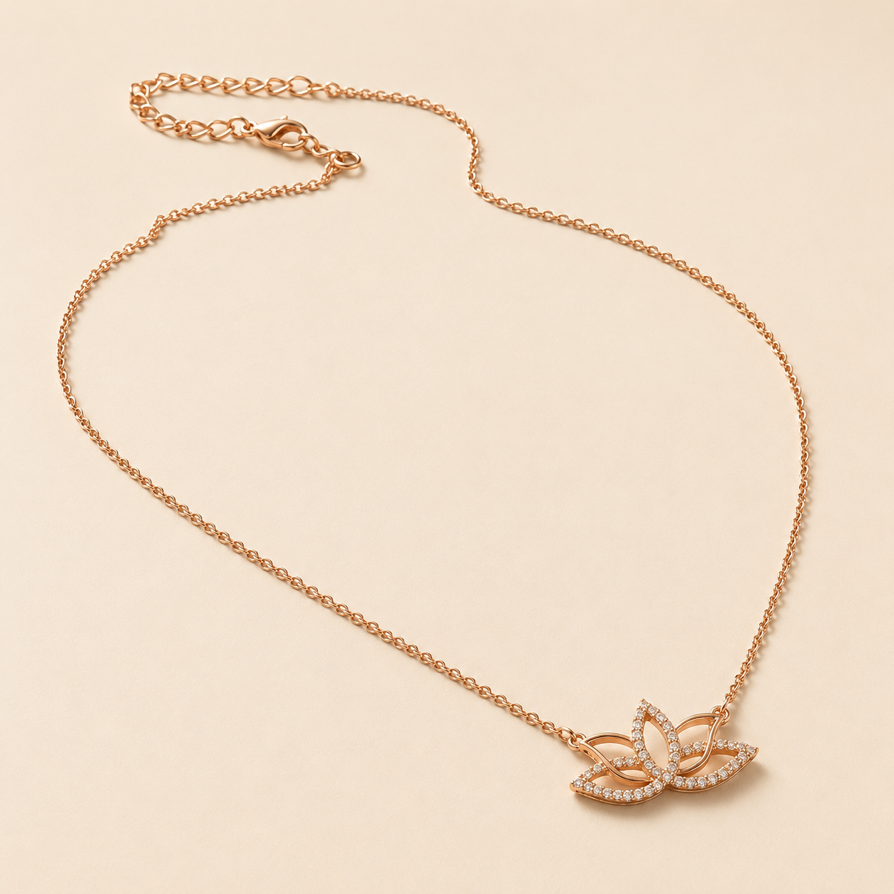 Aurelia Lotus Necklace