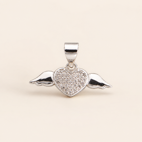 Winged Heart Glow Pendant
