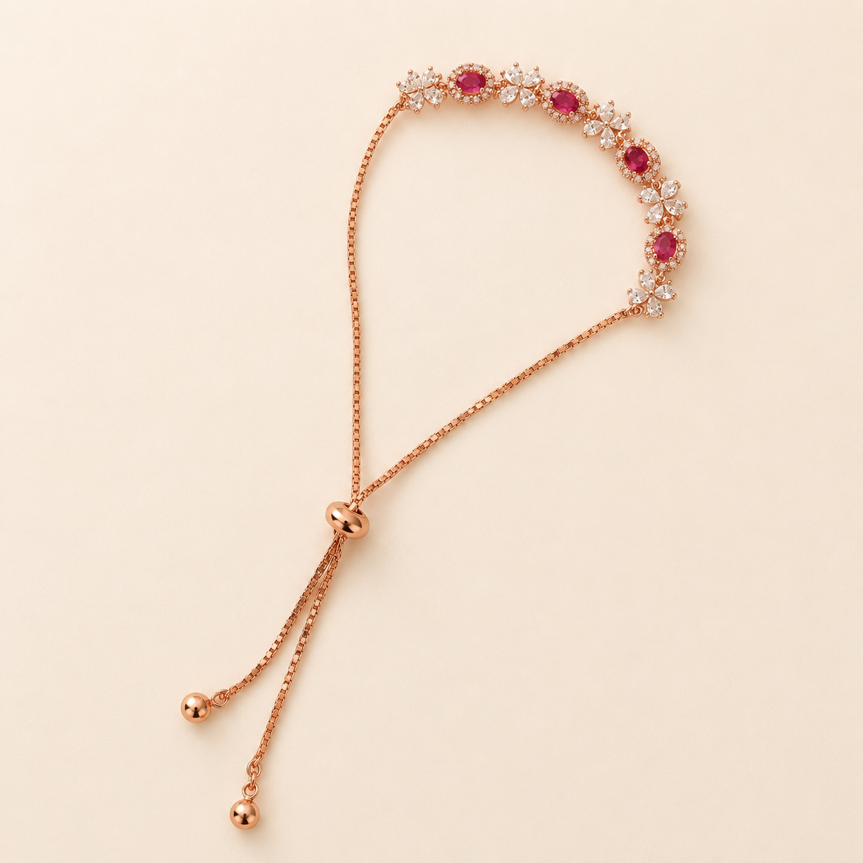 Rosé Bloom Bracelet