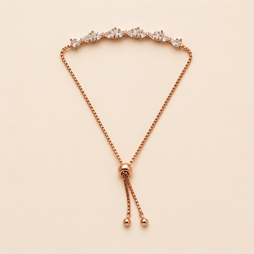 mahArha Rosé Heartline Bracelet