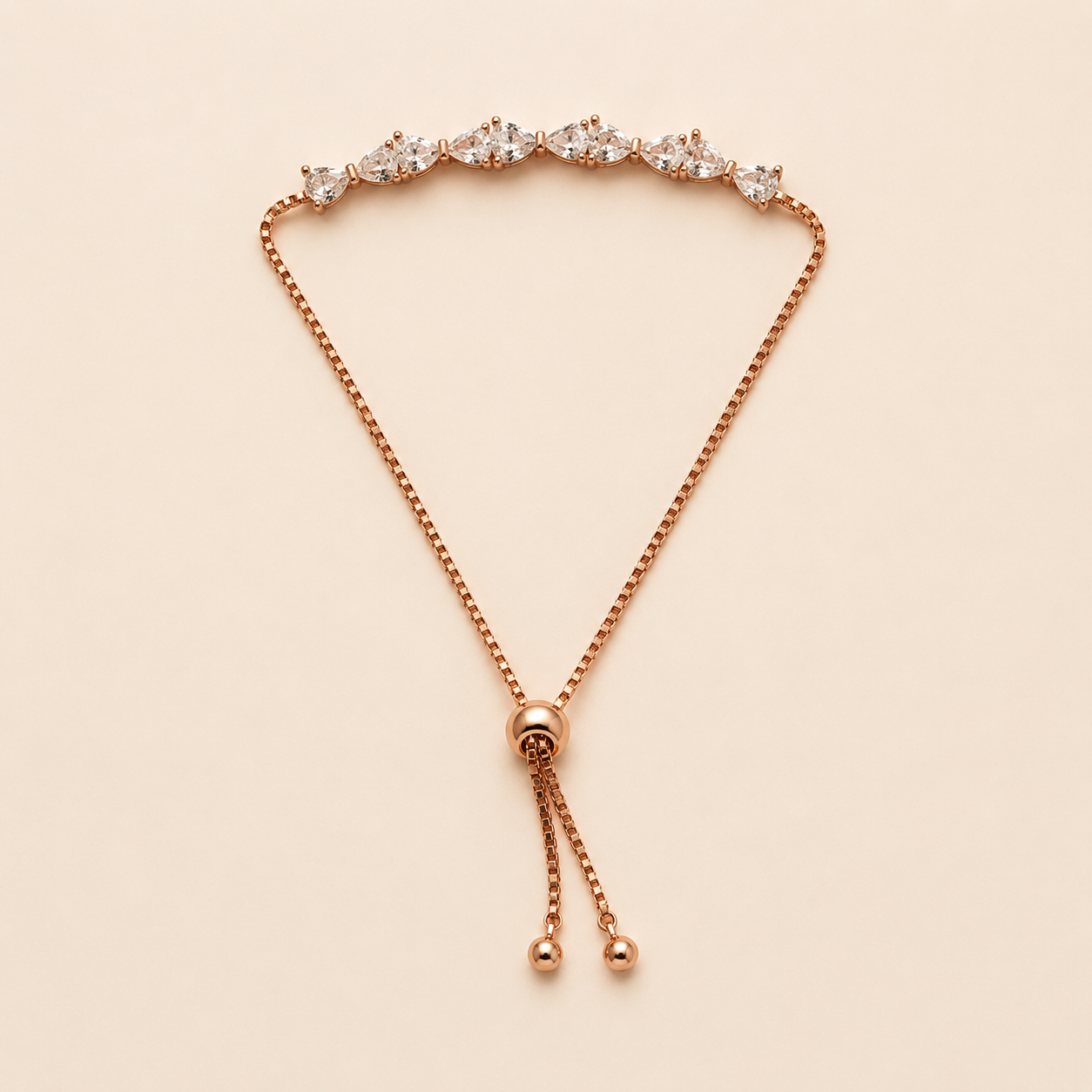 mahArha Rosé Heartline Bracelet