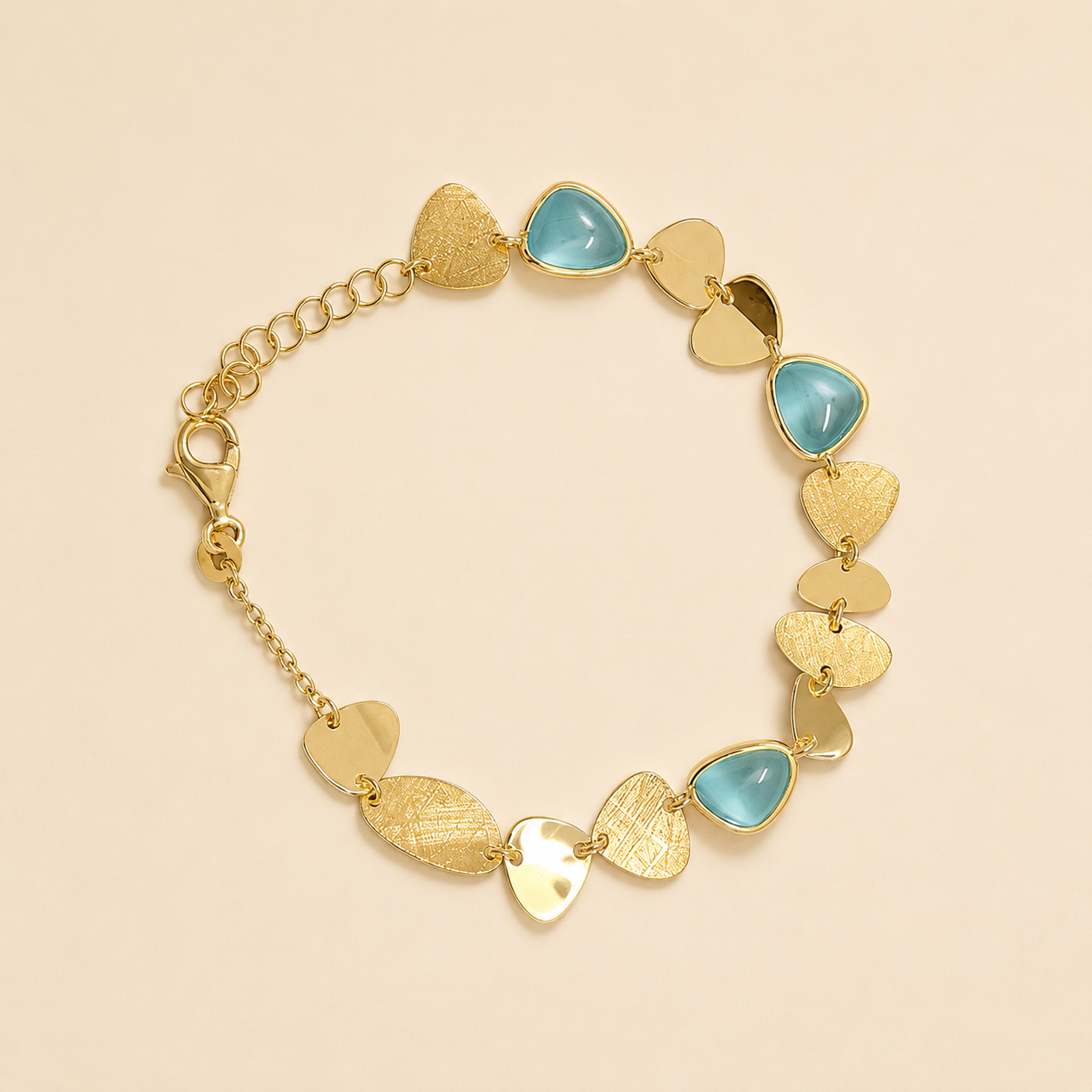 mahArha Aqua Heartline Bracelet