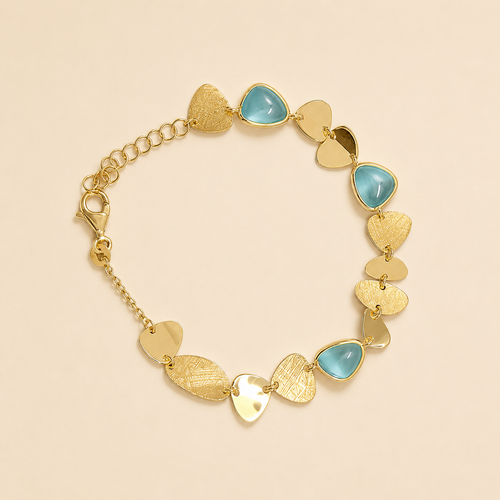 mahArha Aqua Heartline Bracelet
