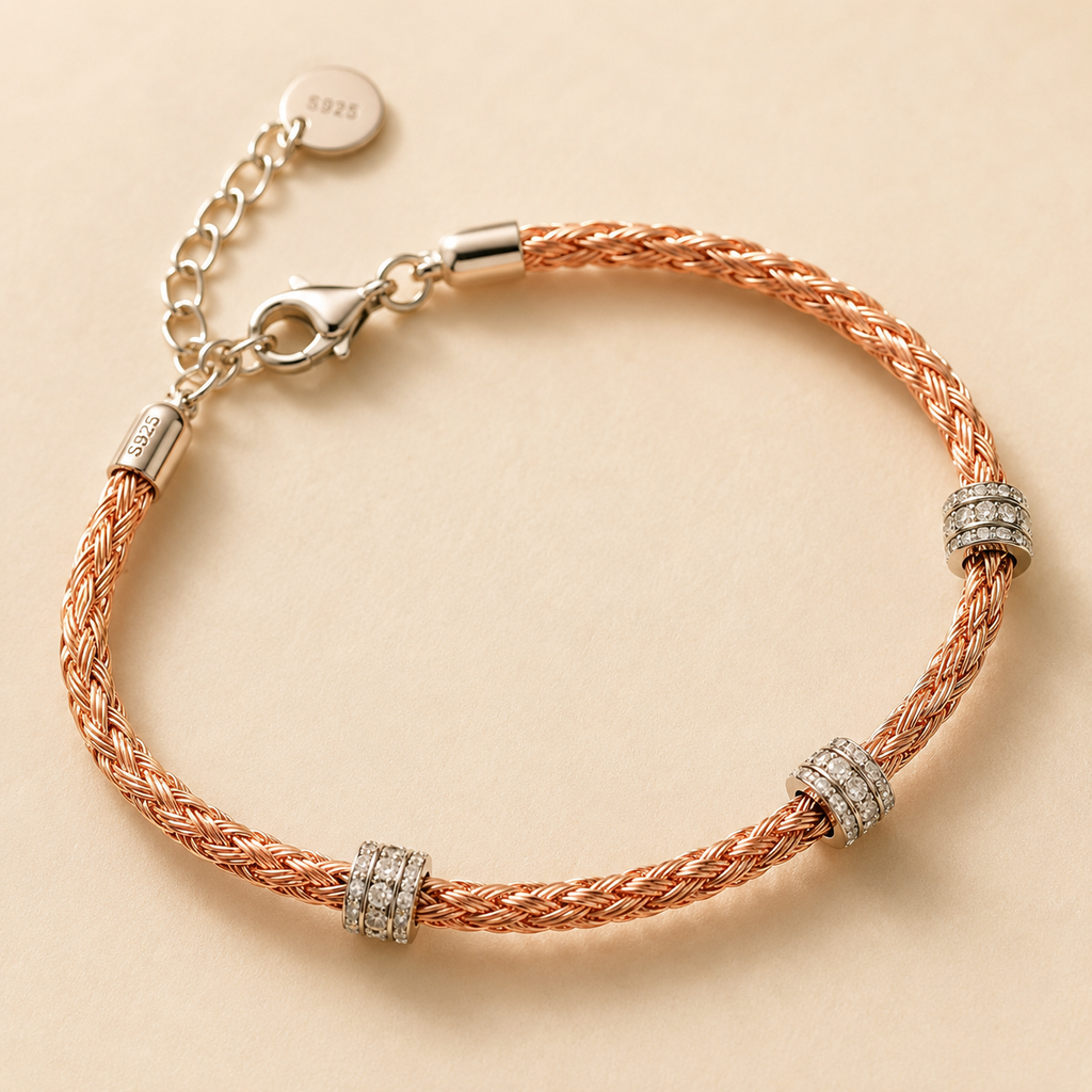 Rosé Weave Bracelet