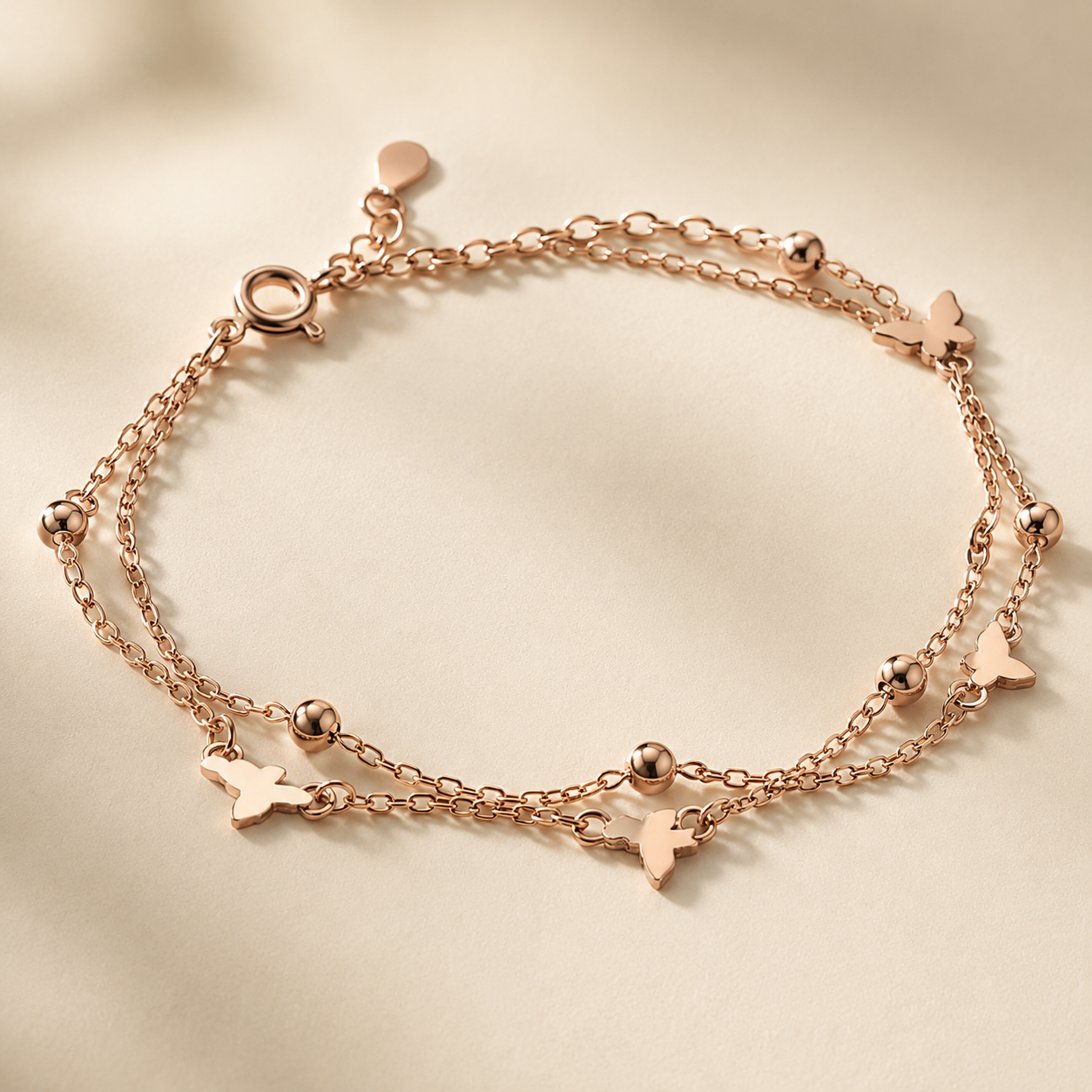 Rosé Flutter Bracelet