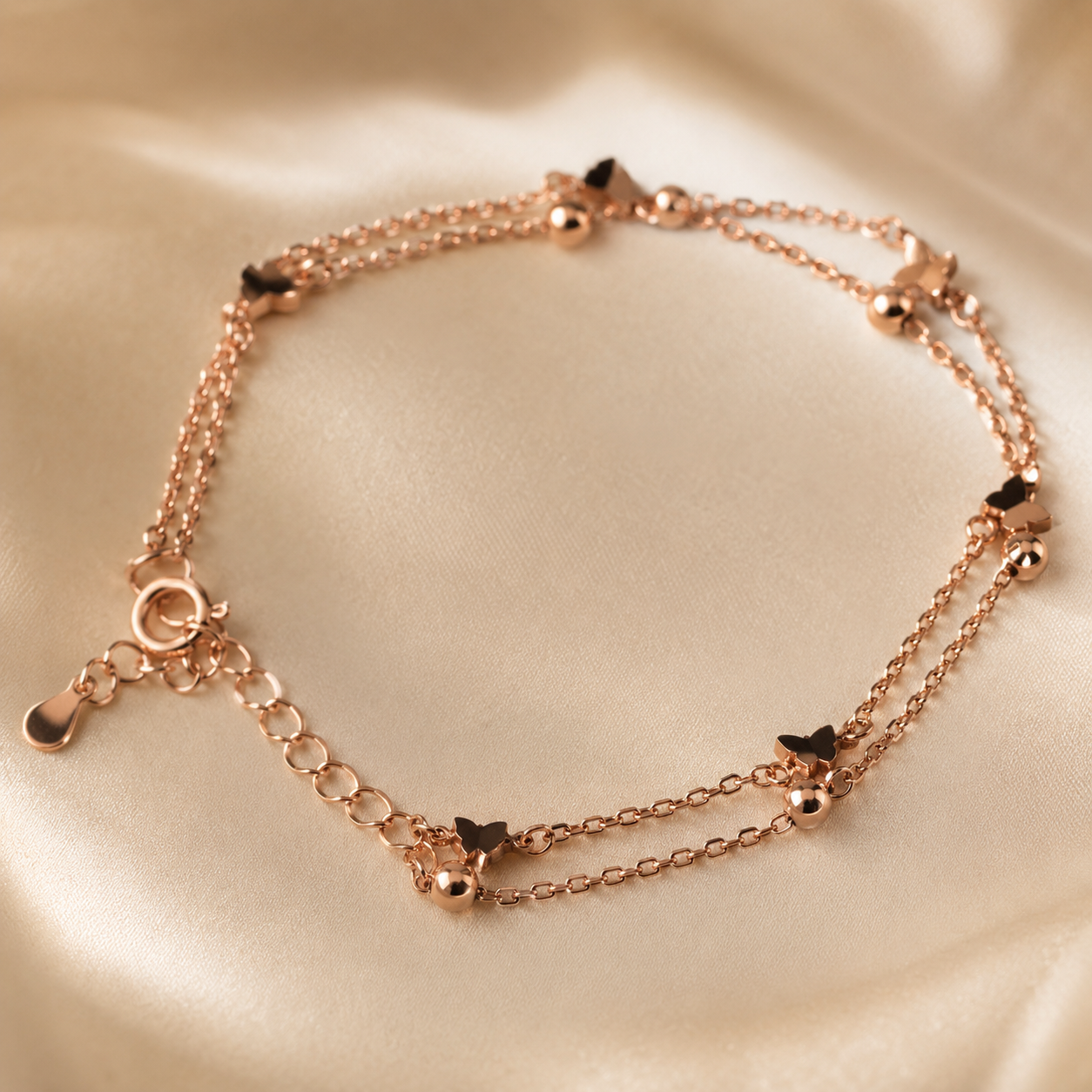 Rosé Flutter Bracelet