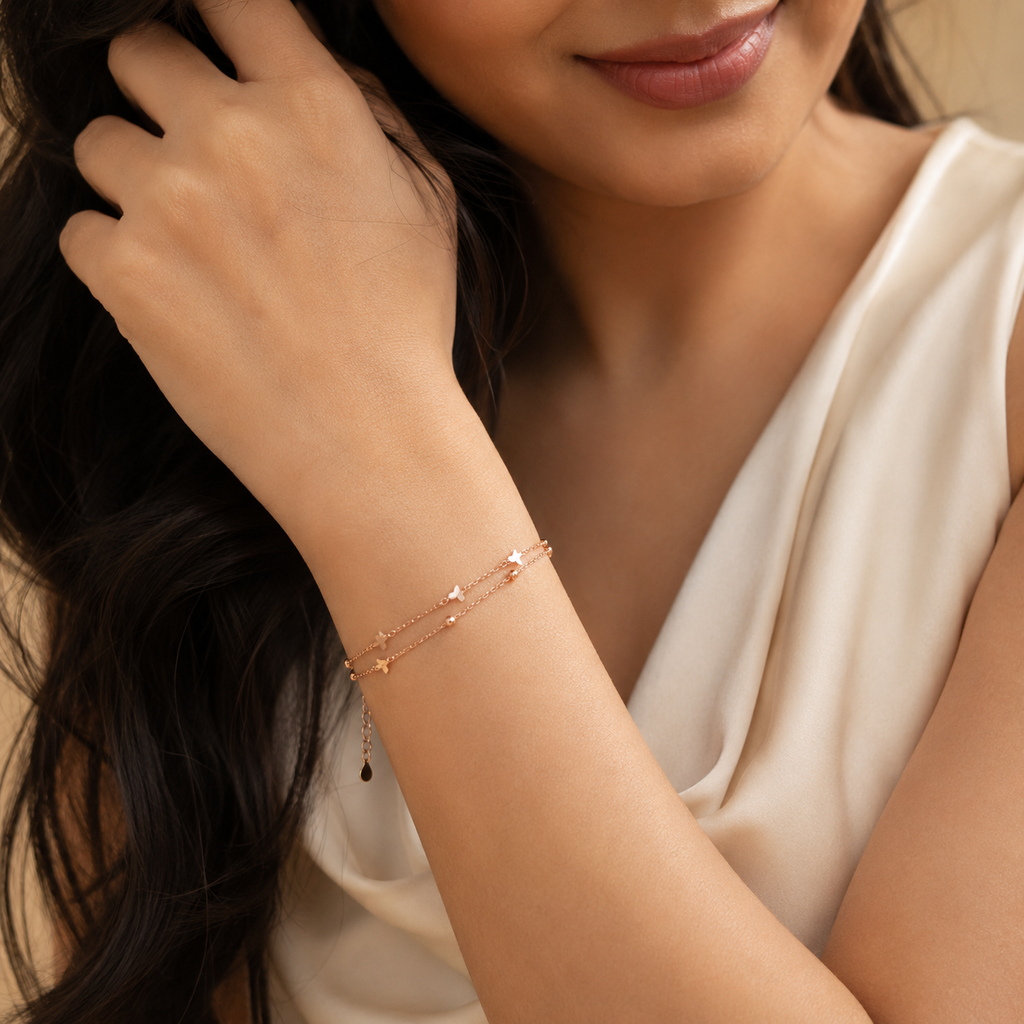 Rosé Flutter Bracelet