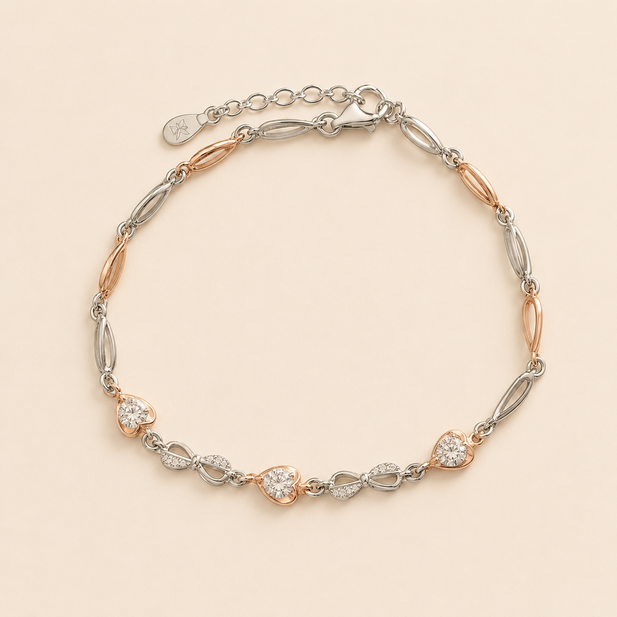 mahArha Rosé Heartleaf Bracelet