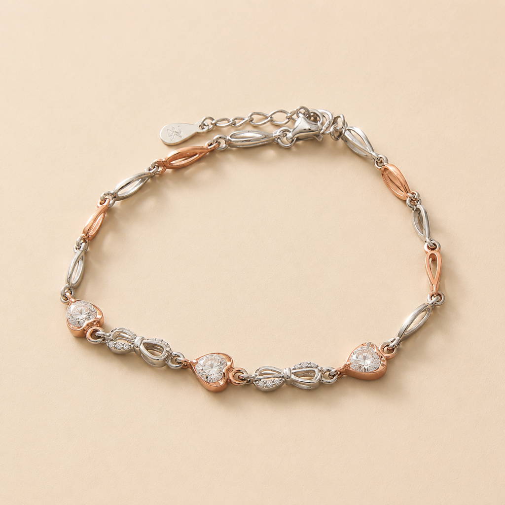 Rosé Heartleaf Bracelet