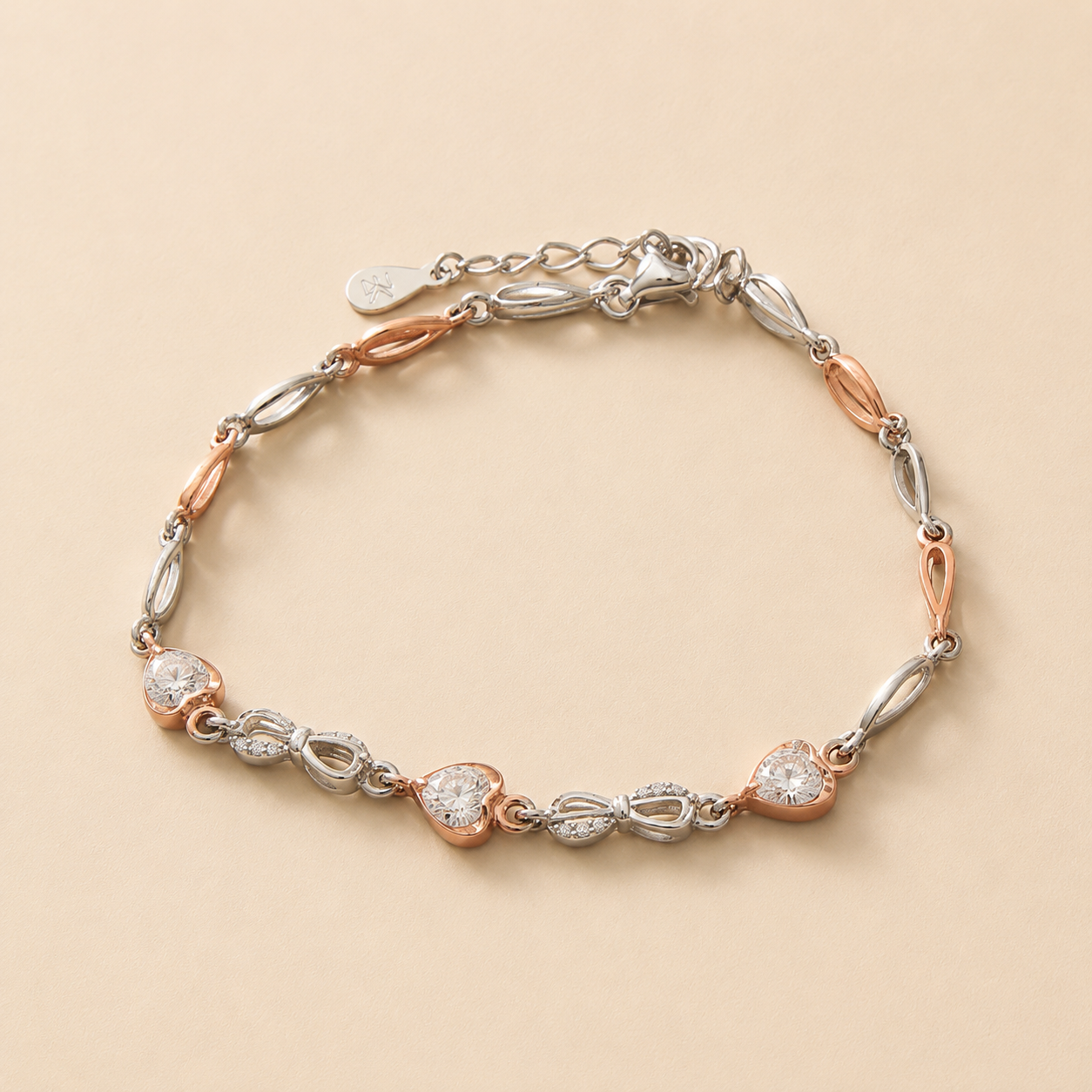 Rosé Heartleaf Bracelet