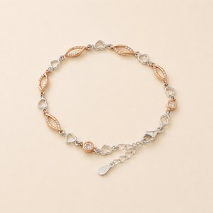 Rosé Heartvine Bracelet