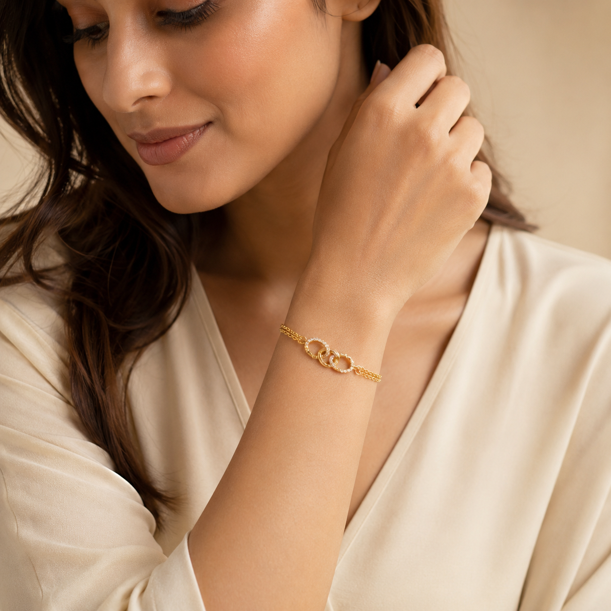 Gilded Orbit Bracelet