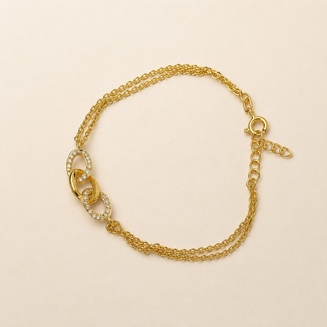 Gilded Orbit Bracelet