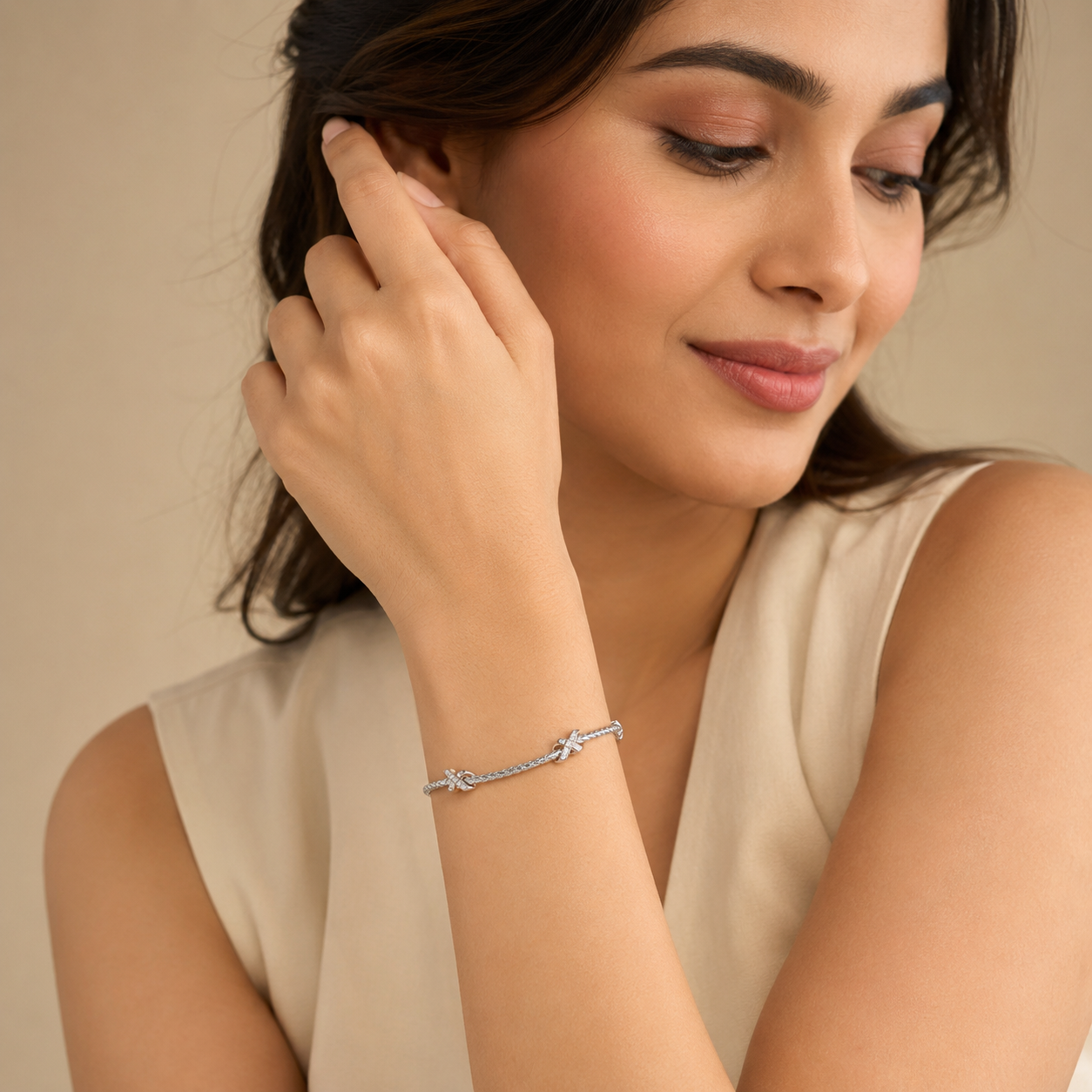 Silver Italian Velora Bracelet
