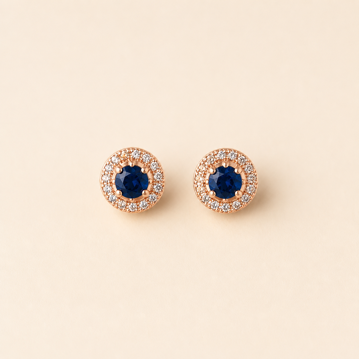 Midnight Aura Stud Earring
