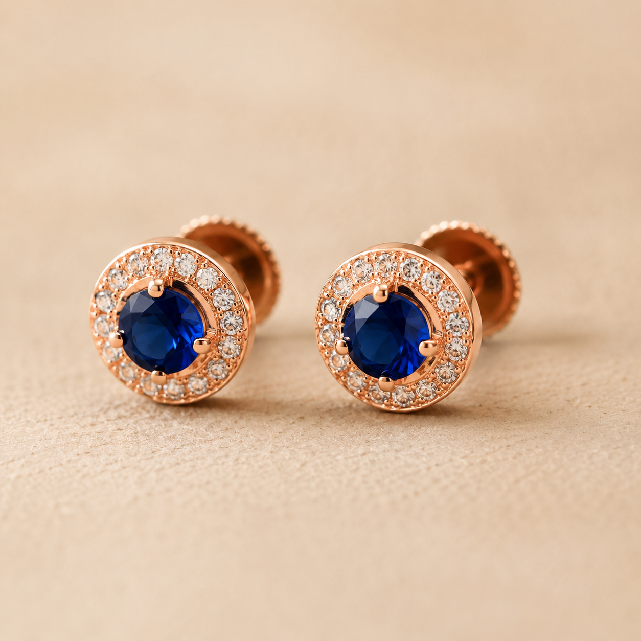 Midnight Aura Stud Earring