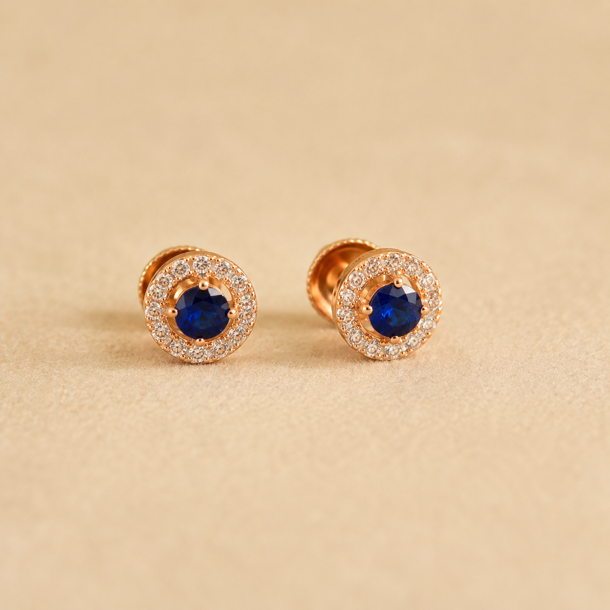 Midnight Aura Stud Earring