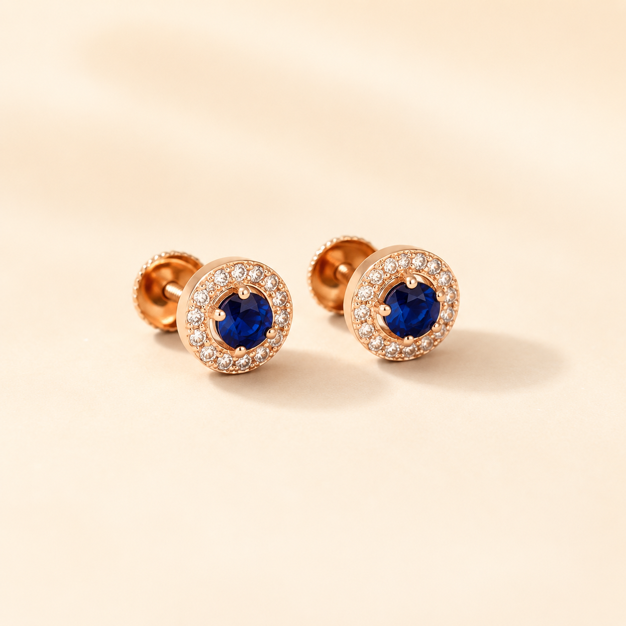 Midnight Aura Stud Earring